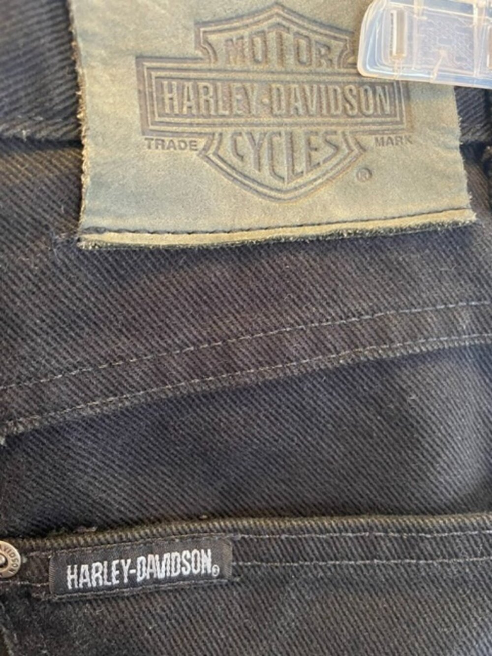 Harley Davidson women's jeans, black, size 4.